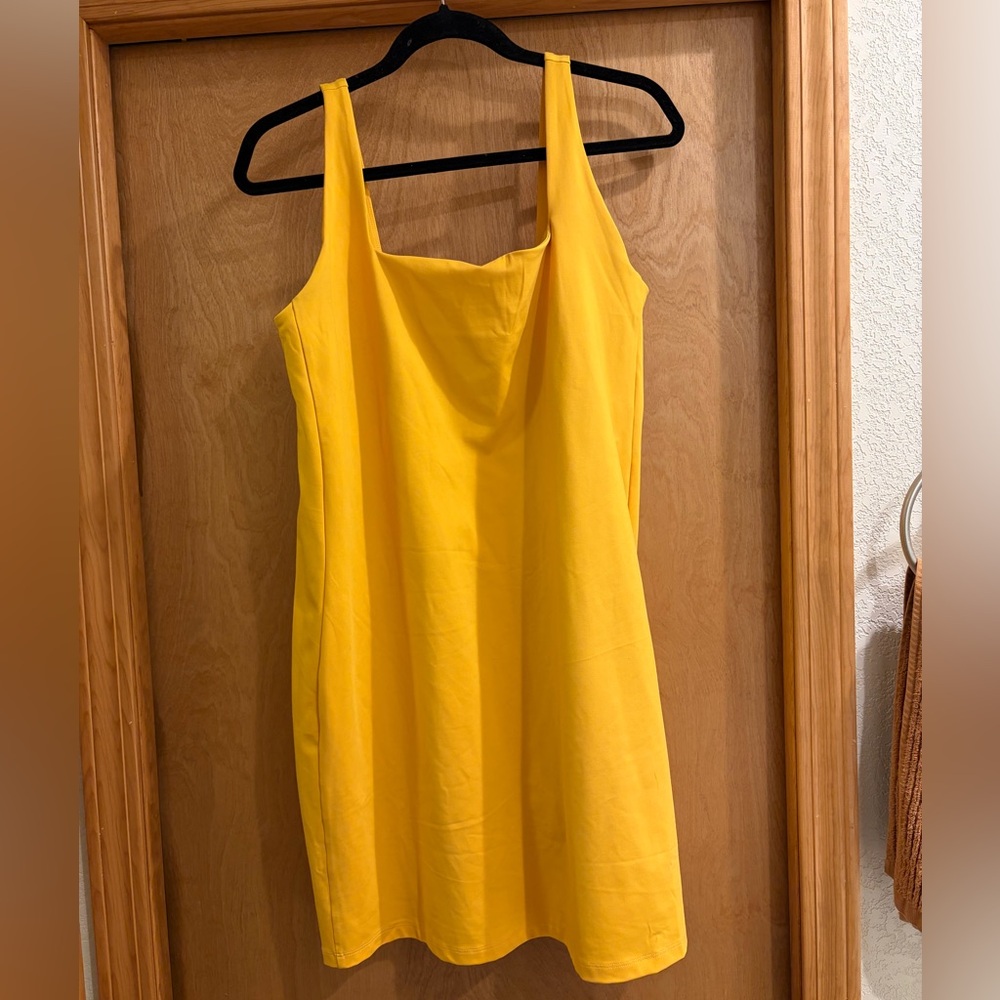 Girlfriend Collective Tommy Dress in Citrine, size XXL - Picture 5 of 6